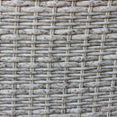 Poltrona Malesia 58x60x88 h cm in Wicker Grigio