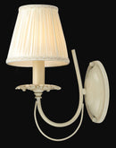 Lampada da parete Elegant in Metallo Olivia Avorio