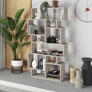 Libreria 168x96x25 cm Design Moderno Scaffale 8 Ripiani in MDF Sabbia      