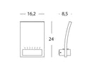 Applique da Esterno a LED 15W 4000K Sovil Alluminio