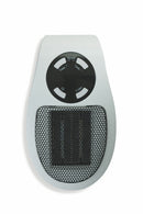 Stufa Stufetta da Parete 500W con TelecomandoDisplay LCD Kooper Pluggy Bianco