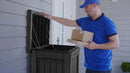 Mobile Raccolta Pacchi da Esterno 53,6x112x62 cm in Resina Keter Parcel Drop Box Antracite