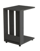 Tavolino da divano 37x45x67 cm Edi  porta pc e riviste antracite