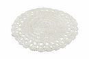 Set 6 Tovagliette Tonda Ø38 cm Villa d'Este Home Tivoli Uncinetto Ocean