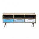 Mobile TV Tiburg 120x35,5x29,5 h cm in MDF Multicolor