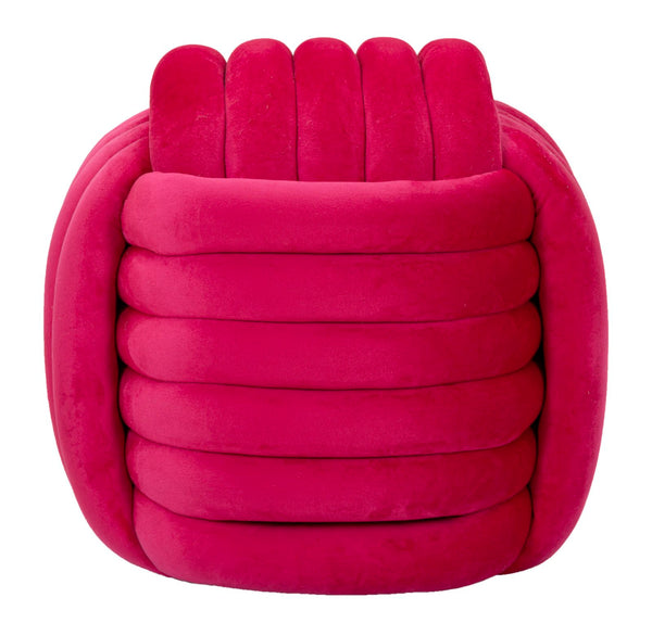 acquista Puff Softy Fuxia 45x45x45 cm in MDF e Cotone e Poliestere Fucsia