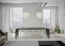  Tavolo Allungabile 160-244x80x77 cm Flame Cemento 