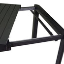 Tavolo Allungabile da Giardino 180/240x100xh75 cm in Alluminio Cleveland Antracite