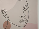 Stampa con Cornice Face C 35x2x47 cm in MDF e Vetro Multicolor      