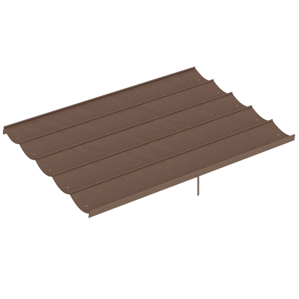 online Tetto di Ricambio per Pergola Gazebo da Giardino 300x400 cm in Poliestere Caffè