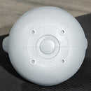 Kettlebell per Allenamento 14 Kg Base Piatta e Impugnatura per Stacchi in PU e Sabbia Rosso