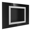 Camino a Bioetanolo da Parete 90x63 cm Flig Indianapolis Nero