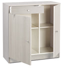 Mobile 2 Ante 1 Cassetto 77x80x34 cm Eucalipto