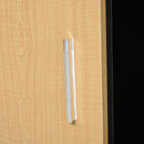 Libreria Mobiletto 5 Ripiani 2 Ante 80x40x96 cm in Truciolare  Nero