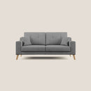 Divano 2 Posti 146x95x91 cm in Tessuto Grigio