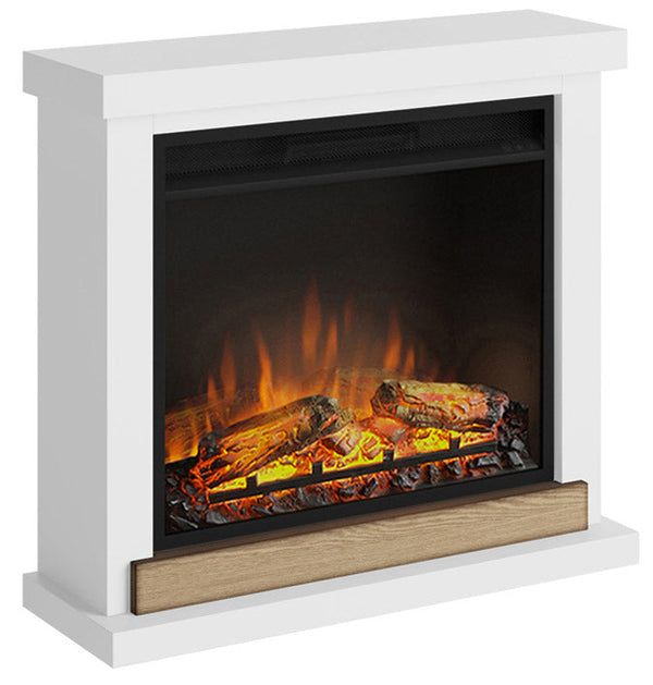 online Camino Elettrico da Pavimento Effetto Fiamma 1500W Tagu Hagen Bianco
