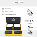 Macchina per Squat 3 in 1 Regolabile 50x97x44,5-56,5cm Giallo    