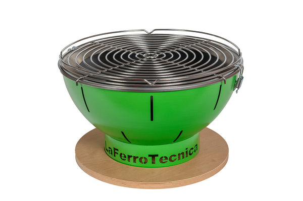 Barbecue a Carbonella Ø41x25 cm Smile in Acciaio Verde sconto