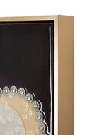 Dipinto su Tela Laccato Wien Hat con Cornice 62x4x92 cm in Metallo e Abete e Tela      