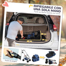 Passeggino per Cani 3 in 1 Pieghevole con Cestino Inferiore Blu   