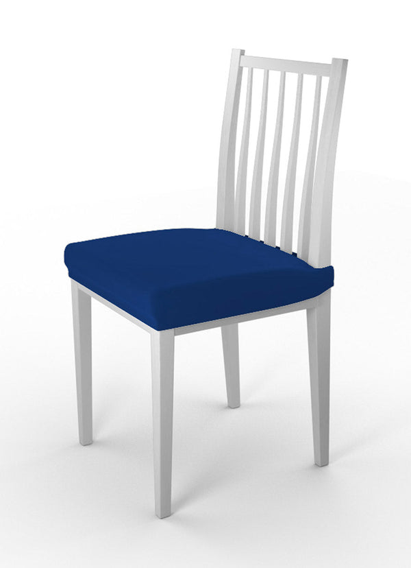 Set 2 Coprisedie Elasticizzati in Poliestere Blu Elettrico online