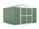 Casetta Box da Giardino in Lamiera di Acciaio Porta Utensili 327x269x217 cm Enaudi Verde