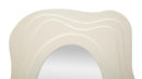 Specchio da Muro Dafne Bianco 90x4x165 cm in MDF e Specchio Bianco      