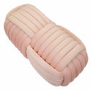 Panca Softy Rosa 90x45x45 cm in MDF e Cotone e Poliestere Rosa      
