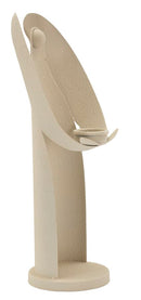 Porta Candele Dune Angel 13x11,5x37,5 cm in Ferro Crema      