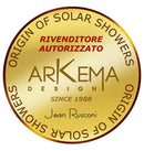 Doccia Solare da Giardino 40L Miscelatore e Lavapiedi Arkema Big Happy Five Viola