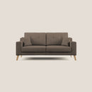 Divano 2 Posti 166x95x91 cm in Tessuto Marrone
