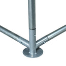 Gabbia Box da Esterno Zincato per Animali 3x4x1,95 m 