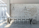 Consolle Allungabile 90-300x40x77 cm in Nobilitato Bianco