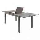 Tavolo Cuba Allungabile 150/210x90x75 h cm in Alluminio Taupe