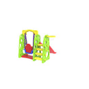 Gioco Completo per Bambini con Scivolo Altalena e Canestro Multicolore      