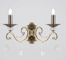 Lampada da parete Royal Classic in Metallo Grace Ottone