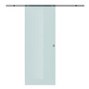 Porta Scorrevole Vetrata 77,5x205 cm Smerigliata 