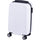 Trolley Cabina Rigido Bagaglio a Mano 33,5x22x55 cm con Maniglia Telescopica Bianco