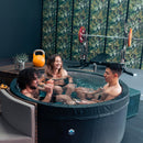 Vasca Idromassaggio Bagno di Ghiaccio da 3°C a 42°C Ø156x70 cm 5kW NetSpa Ice Grigia