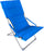 Spiaggina Sedia a Sdraio Prendisole Pieghevole 84x63x89 cm in Acciaio e Tessuto Oxford  Blu