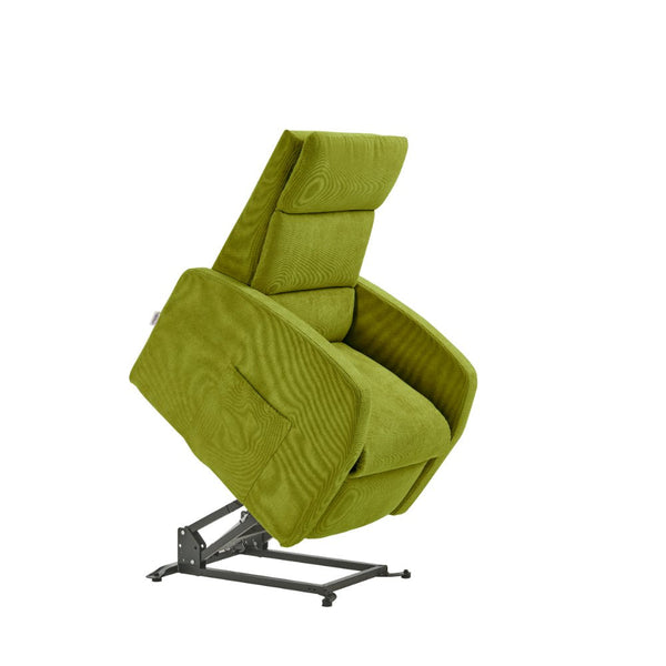 Poltrona Alzapersona Elettrica 2 Motori 72x111x86 cm Martina in Microfibra Dispositivo Medico 1 Verde acquista