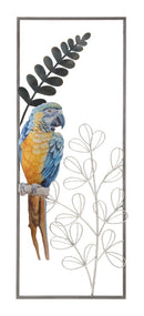 Pannello Parrot 28,6x2,5x74,3 cm in Ferro Multicolor      
