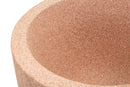 Porta Vaso da Esterno Nui 36x34x70,5 cm in Resina Rosso      
