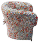 Poltrona Imbottita 65x65x75 cm in Tessuto Renier Vietri