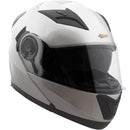 Casco Modulare per Moto Scooter SKA-P 5 XH Road Silver Metal 