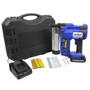 Pistola Sparachiodi Graffettatrice a Batteria 18V 100 Chiodi al Minuto con Indicatore LED 