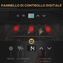 Cantinetta Frigorifero 18 Bottiglie di Vino Display e Luce LED e Controllo Temperatura   