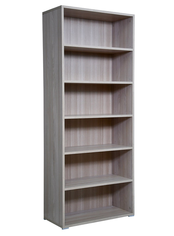 sconto Libreria 6 Ripiani 72,3x34,1x177,1 cm in Truciolare Nobilitato Olmo