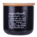 Barattolo Piccolo Superfood 500 ml in New Bone China VdE Tivoli 1996 Nero