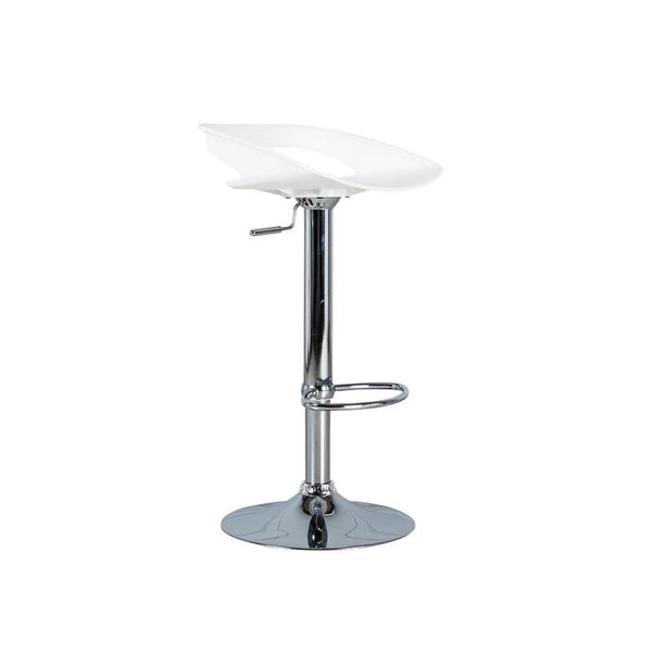 Sgabello Bar 40x40xH69/91 cm in Polipropilene Glen Bianco sconto